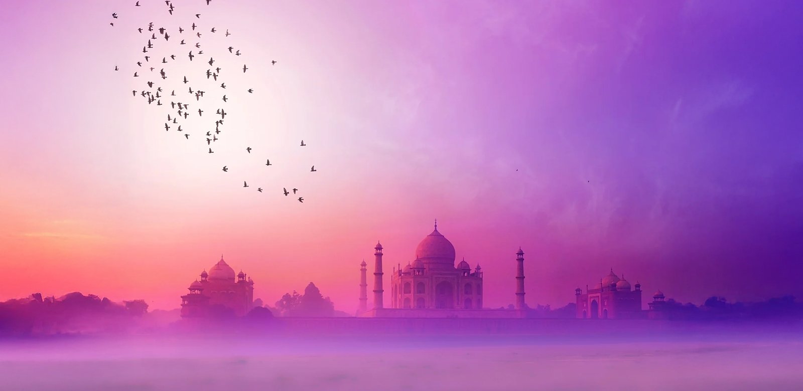 Taj Mahal, Uttar Pradesh - Sunset